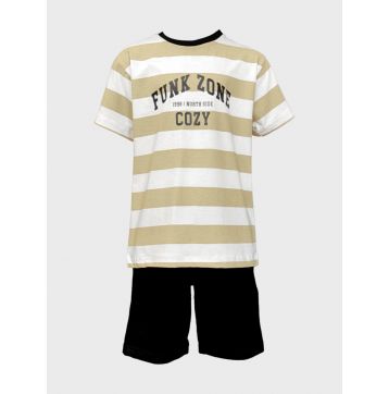 ΣΕΤ ΚΟΝΤΟ ΜΑΝΙΚΙ ΡΙΓΕ ΜΕ ΒΕΡΜΟΥΔΑ - ΚΑΛΟΚΑΙΡΙ 2025 - kidsfashionplanet