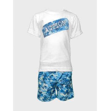 ΣΕΤ ΚΟΝΤΟ ΜΑΝΙΚΙ ΜΕ ΒΕΡΜΟΥΔΑ ARMY ΤΖΗΝ ALL-OVER - ΚΑΛΟΚΑΙΡΙ 2025 - kidsfashionplanet