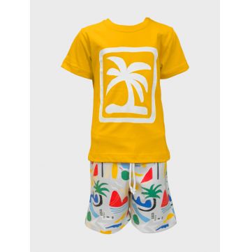 ΣΕΤ ΚΟΝΤΟ ΜΑΝΙΚΙ ΜΕ ΒΕΡΜΟΥΔΑ ALL-OVER - ΚΑΛΟΚΑΙΡΙ 2025 - kidsfashionplanet