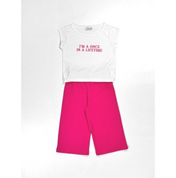 ΣΕΤ ΜΠΛΟΥΖΑ Κ.Μ. ΜΕ ΠΑΝΤΕΛΟΝΑ - ΚΑΛΟΚΑΙΡΙ 2025 - kidsfashionplanet