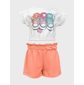 ΣΕΤ ΚΟΝΤΟ ΜΑΝΙΚΙ ΜΕ ΣΟΡΤΣ - ΚΑΛΟΚΑΙΡΙ 2025 - kidsfashionplanet