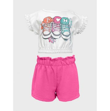 ΣΕΤ ΚΟΝΤΟ ΜΑΝΙΚΙ ΜΕ ΣΟΡΤΣ - ΚΑΛΟΚΑΙΡΙ 2025 - kidsfashionplanet