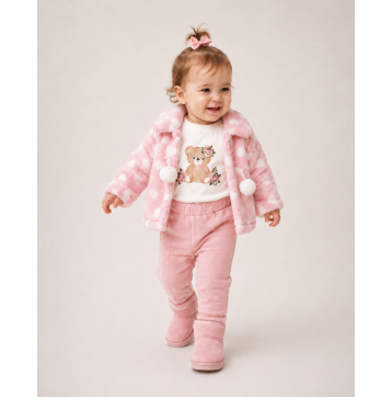 ΣΕΤ 3 ΤΜΧ ΜΕ ΓΟΥΝΑΚΙ - Βρεφικά - kidsfashionplanet