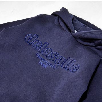 ΜΠΛΟΥΖΑ ΦΟΥΤΕΡ ΜΕ ΚΟΥΚΟΥΛΑ ΜΕ ΑΝΑΓΛΥΦΟ - Delasalle - kidsfashionplanet