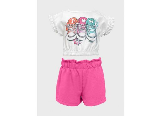 ΣΕΤ ΚΟΝΤΟ ΜΑΝΙΚΙ ΜΕ ΣΟΡΤΣ - ΚΑΛΟΚΑΙΡΙ 2025 - kidsfashionplanet