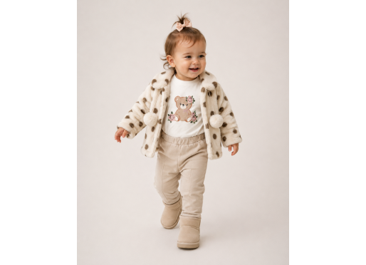 ΣΕΤ 3 ΤΜΧ ΜΕ ΓΟΥΝΑΚΙ - Βρεφικά - kidsfashionplanet